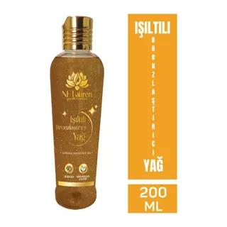 IŞILTILI BRONZLAŞTIRICI YAĞ 200 ML