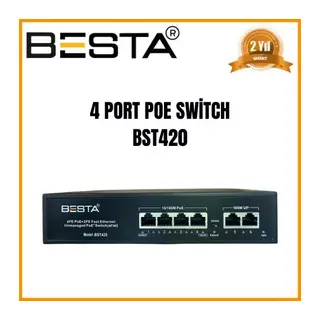 4 PORT POE SWİTCH BST420