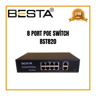 8 PORT POE SWİTCH BST820