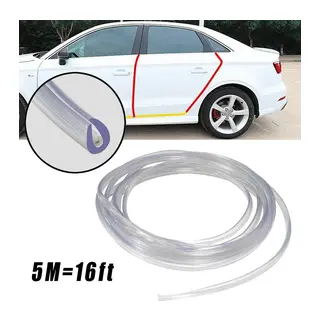 BUFFER® Silikonlu Araç Kapı Koruma Fitili Kapı Çarpma Çizik Önleyici Fitil 5 Metre 3M Bant