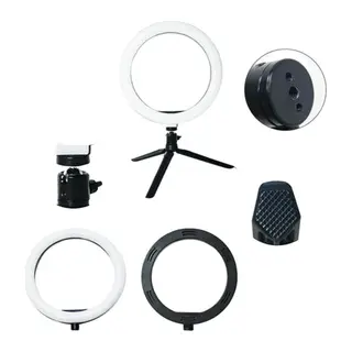 BUFFER® 8inç 20cm Youtube Instagram Tiktok Selfie Stüdyo Video Fotoğraf Ring Light Tripod Led Halk