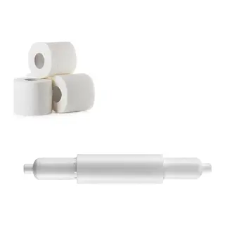 BUFFER® WC Tuvalet Kağıdı Makarası Beyaz Tuvalet Kağıdı Tutucu Makara