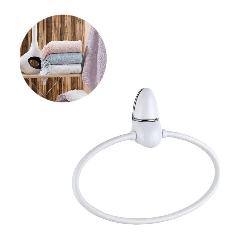 BUFFER® Oval Yuvarlak Halka Havluluk Dekoratif El Havlusu Tutacağı Askısı
