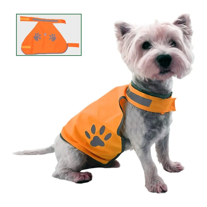 BUFFER® Gece Görüşlü Reflektör Kumaşlı Cırt Cırtlı Köpek Yeleği Small