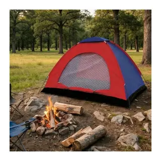 BUFFER® 6 Kişilik Manuel Kurulum Kamp Çadırı – Aile, Doğa, Piknik ve Outdoor Kamp Çadırı 220x250x150 cm