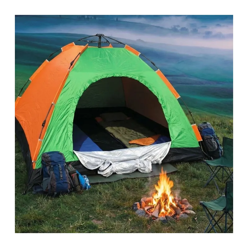 BUFFER® 6 Kişilik Otomatik Kurulum Kamp Çadırı – Outdoor Aile, Doğa, Suya Dayanıklı Hızlı Kurulum Çadır 220x250x160 cm