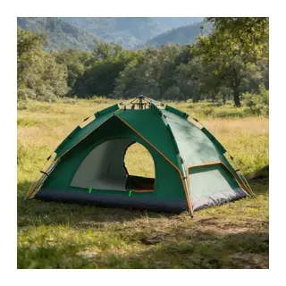 BUFFER® 6 Kişilik Otomatik Kamp Çadırı – Çift Katmanlı, Suya Dayanıklı, Hızlı Kurulum Outdoor Aile ve Doğa Çadırı 200x250x150 cm
