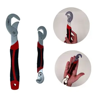 BUFFER® Çok Fonksiyonlu Ergonomik Ayarlanabilir Büyük Küçük Akıllı Pense Anahtar 2li Set