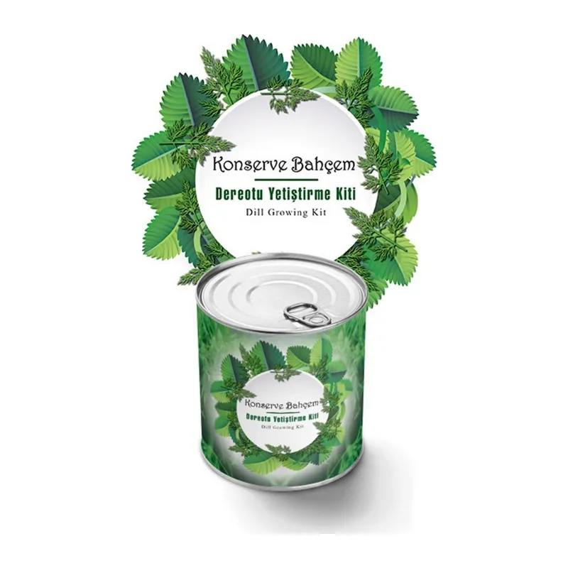 BUFFER® Konserve Bahçem Evde Konservede Dereotu Yetiştirme Kiti Aparatı