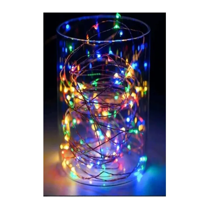 BUFFER® Pilli Dekoratif Peri Led Işık 3 Metre (RGB) Gaming Aydınlatma