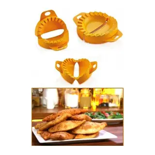 BUFFER® 3lü Çiğ börek kurabiye Hamur İşi Ravioli Kesme Kalıbı Aparatı