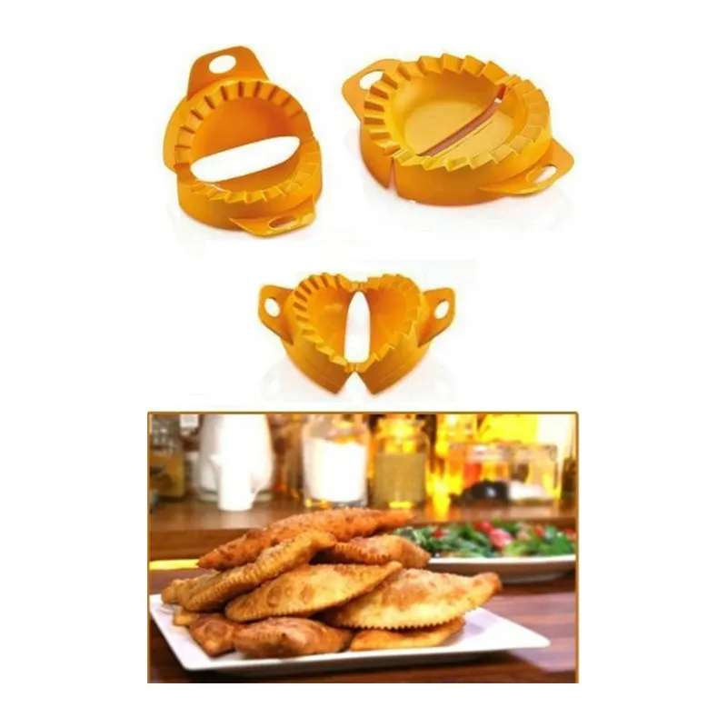 TrdStore® 3lü Çiğ börek kurabiye Hamur İşi Ravioli Kesme Kalıbı Aparatı