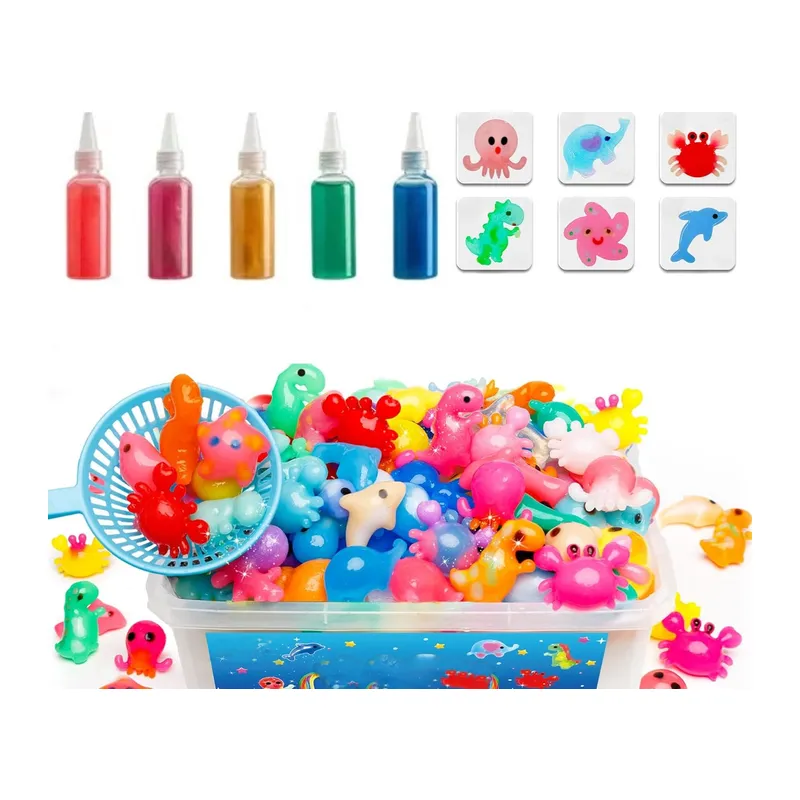 Elf Aqua Gel oyuncak seti 5 jel şişe 6 adet kalıp