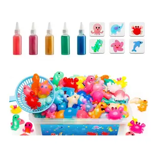 Magic Water Elf Aqua Gel sihirli su oyuncak seti 5 adet jel şişe 6 adet kalıp