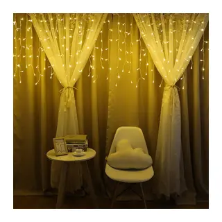 BUFFER® 8 Fonksiyonlu 16 Saçaklı Perde Led 3 x 1 (Günışığı)