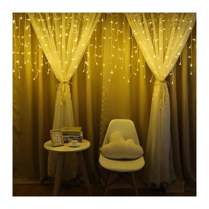 BUFFER® 8 Fonksiyonlu 16 Saçaklı Perde Led 3 x 1 (Günışığı)