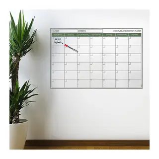 BUFFER® Manyetik Yapışkanlı Bir Aylık Program Planlayıcı Takvim 85x56 cm