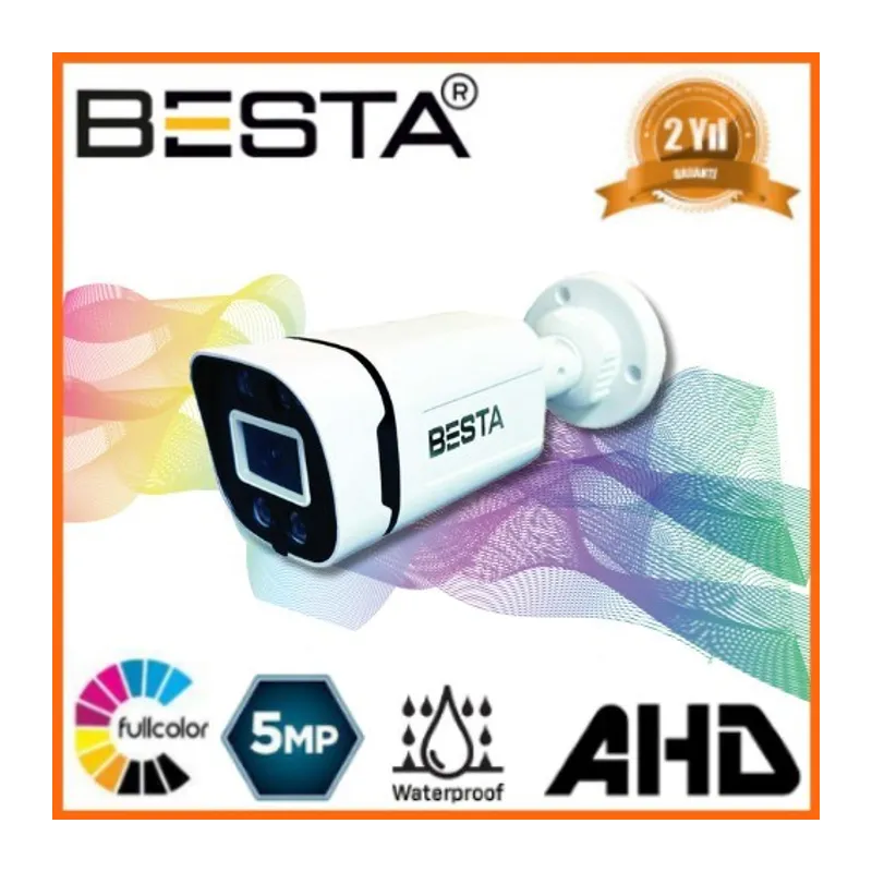 5 MP 4 Atom Warm Led AHD Bullet Güvenlik Kamerası KD-1504