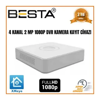 4 KANAL 2 MP 1080N DVR Kamera Kayıt Cihazı KD-244