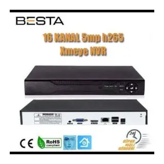 16 Kanal 8 MP H265 Xmeye Nvr Güvenlik Kamerası Kayıt Cihaz KD-3618