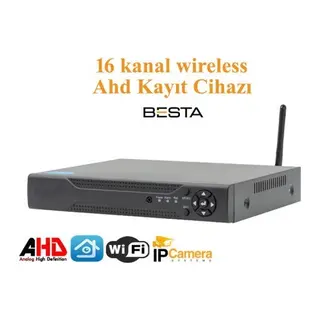 16 Kanal Wireless 1080N KAYIT Cihazı H265 KD-5016W