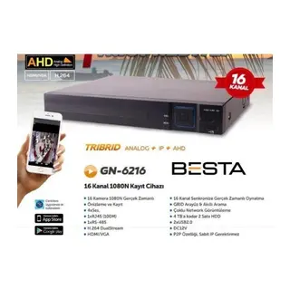 AHD DVR 16 Kanal Kamera Kayıt Cihazı KD-6216HS