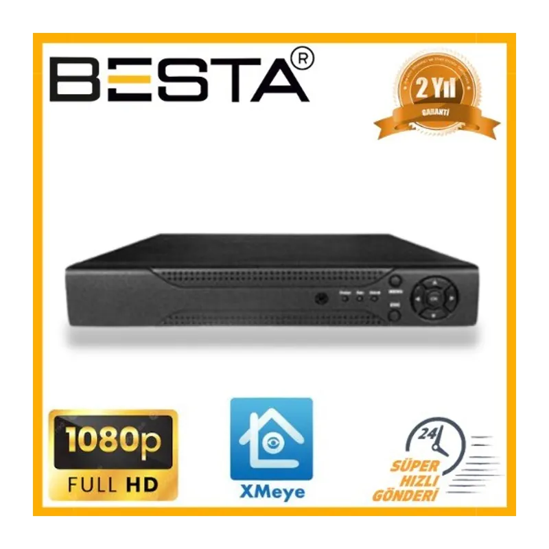 AHD DVR 8 Kanal Kamera Kayıt Cihazı KD-908-MD