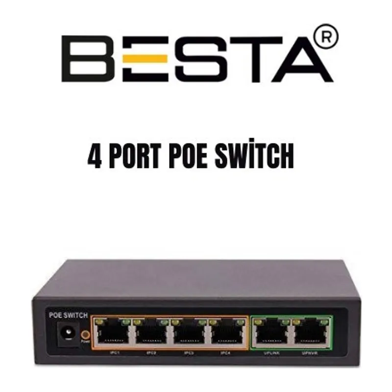 4 Port PoE Switch KD0420FL