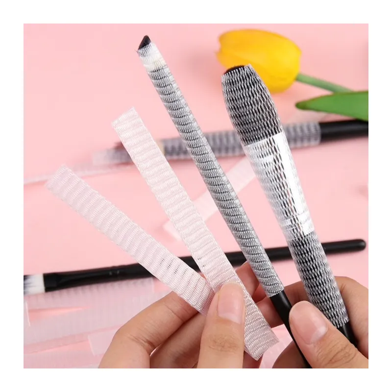 TrdStore® Makyaj Far Allık Kontür Eyeliner Fırça Malzemeleri Ürünleri Koruyucu File Kapak Örgü Kılıf S