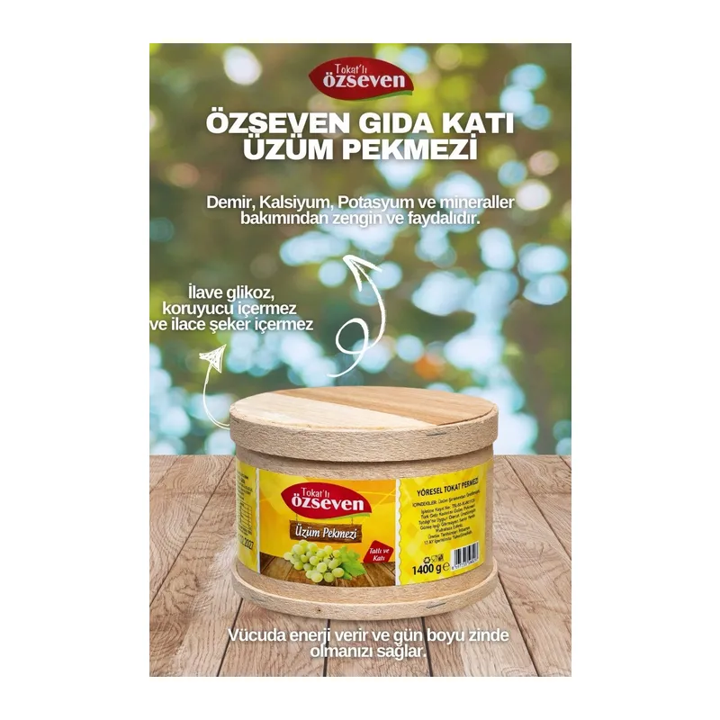 Özseven Katı Üzüm Pekmezi 1400gr