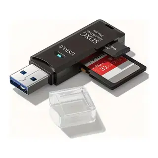 BUFFER® 2in1 Usb 3.0 Micro Sd Hafıza Kartı - Tf Kart Okuyucu Hub Adaptör Veri Aktarıcı