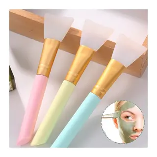BUFFER® 2li Silikon Temizlemesi Kolay Kullanılabilen Yüz Cilt Bakımı Maske Ve Krem Spatulası