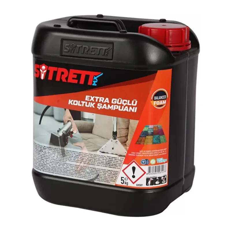 SİTRETT MX Koltuk Şampuanı Endüstriyel Plus - 5 Kg