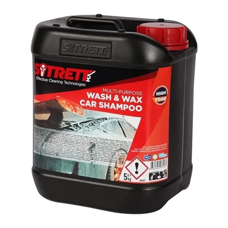 SİTRETT MX Cilalı Boya Korumalı Oto Şampuanı Endüstriyel + 5 Kg
