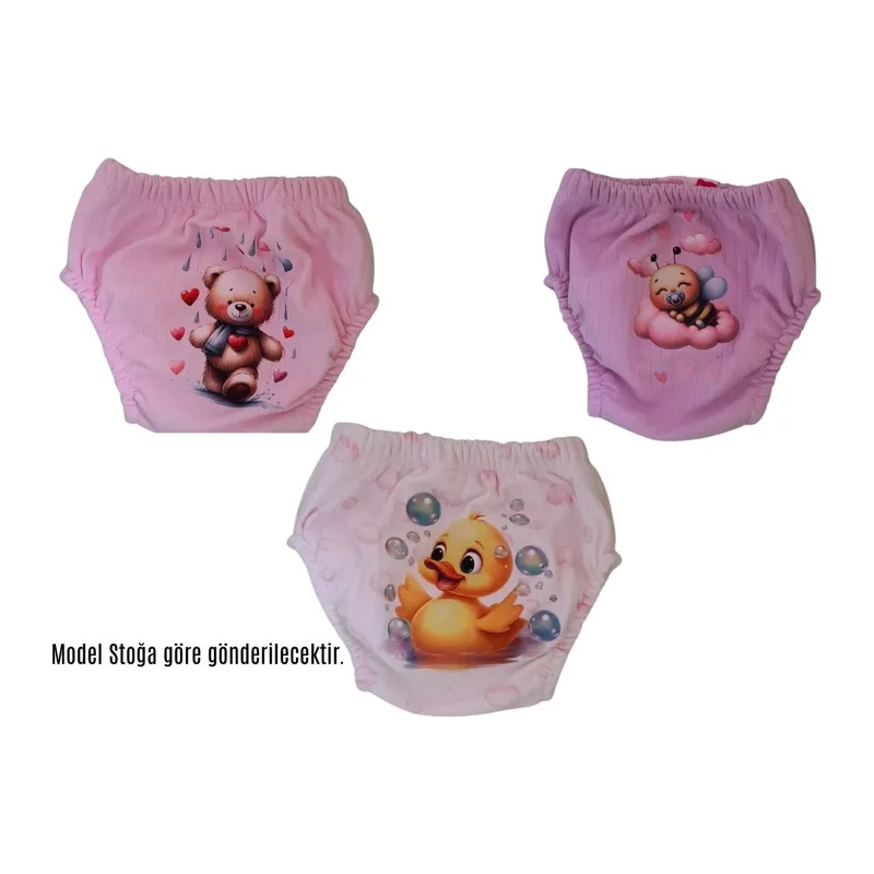 Alıştırma Külodu Suprem Kumaş 3 Adet Pembe (model Stok Durumuna Göre Gönderilir)