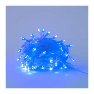 BUFFER® 10 Metre 100 Ledli 8 Fonksiyonlu Dekoratif Lambader Mavi Lamba