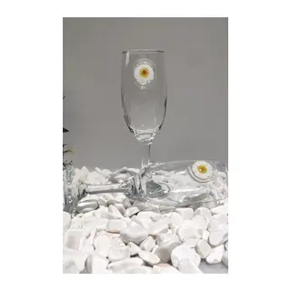KİRLİNOVA® PAPATYA İŞLEMELİ 2 Lİ MEŞRUBAT BARDAĞI