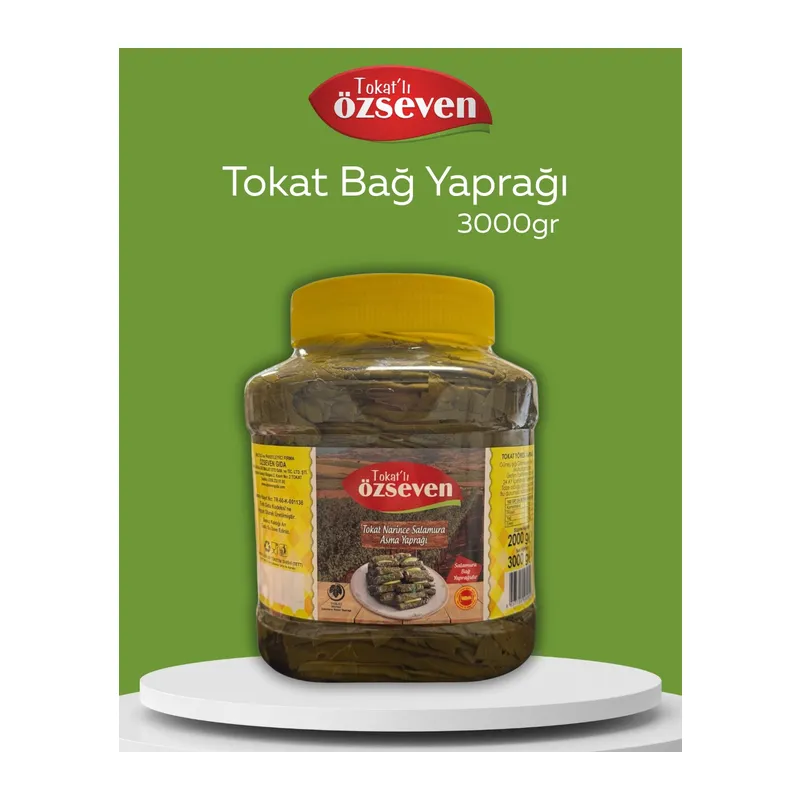 Tokat'lı Özseven Bağ Yaprağı 3kg