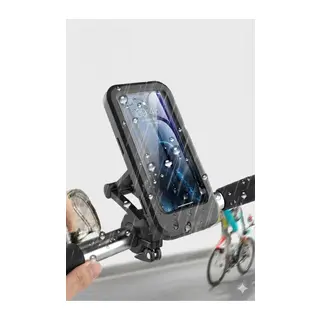 Motosiklet Bisiklet Su Geçirmez Manyetik Telefon Tutucu Gidon Navigasyon Kılıfı