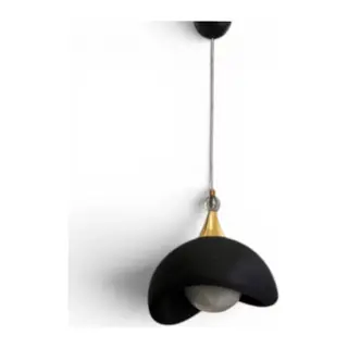 Beton Görünümlü İskandi̇nav Tarzı Led Toplu Avize 3 Renk Yanabilen Aydınlatma 32 X 70 Cm Siyah