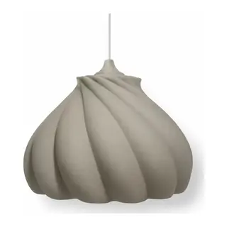 Pumpkin Tekli Avize Yatak Odası Mutfak Sarkıt Avize – Salon Ve Oturma Odası Aydınlatması 25x25 Cm Gri