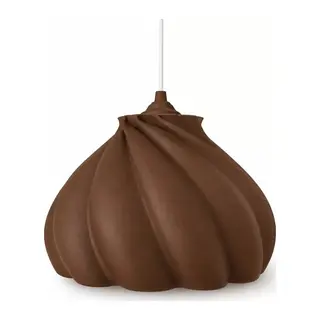 Pumpkin Tekli Avize Yatak Odası Mutfak Sarkıt Avize – Salon Ve Oturma Odası Aydınlatması 25x25 Cm Kahverengi