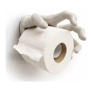 3d Tuvalet Kağidi Tutucu Beyaz