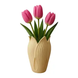 Lotus 3d Dekorati̇f Vazo 18 Cm Kem