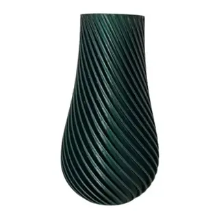 3d Vazo 15 Cm Kurşuni Renk