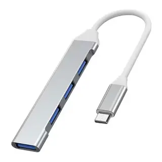 Type-C USB Çoklayıcı Hub | 1x USB 3.0 + 3x USB 2.0 | Yüksek Hızlı Dönüştürücü Adaptö