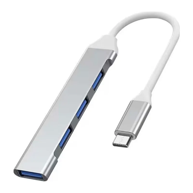 Type-C USB Çoklayıcı Hub | 1x USB 3.0 + 3x USB 2.0 | Yüksek Hızlı Dönüştürücü Adaptö