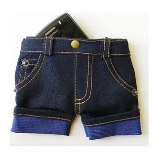 TrdStore® Jean Short Telefon Kılıfı ve Cüzdan