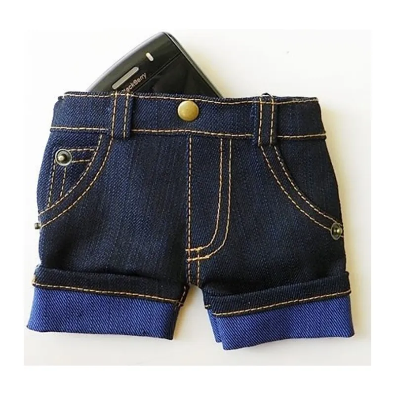 TrdStore® Jean Short Telefon Kılıfı ve Cüzdan