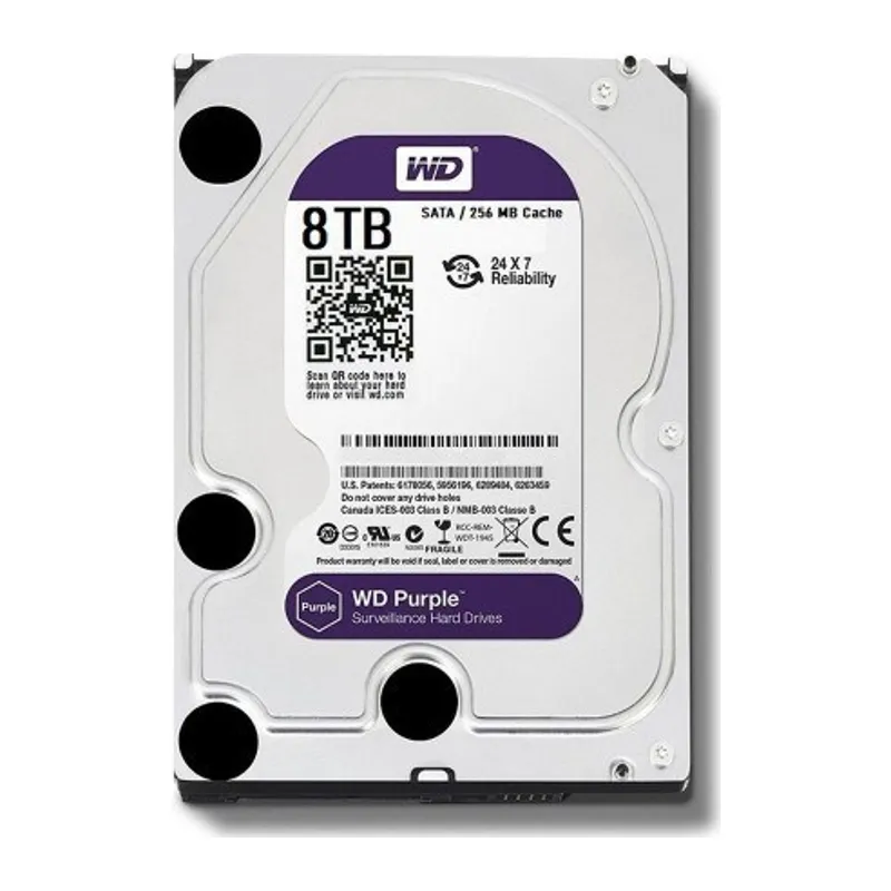 Western Digital Purple WD82PURZ 3.5 8 TB 7200 RPM HDD
